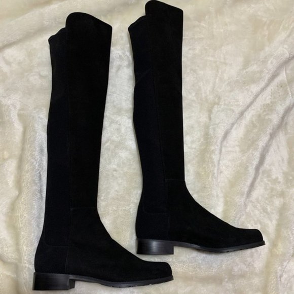 STUART WEITZMAN NWOB 50/50 suede otk boots - Picture 4 of 6